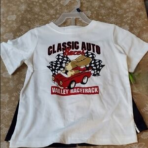 DG Baby Boy's 2 Pc Knit T Shirt And Shorts Outfit**Classic Auto Races**